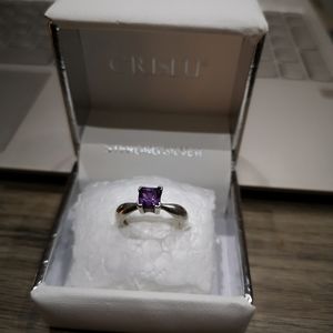 Sterling silver amethyst ring 💍